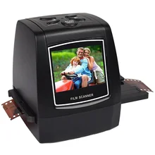 Protable Negative Film Scanner 35/135mm Slide Film Converter Photo Digital Image Viewer with 2.4" LCD Build-in Editing Software