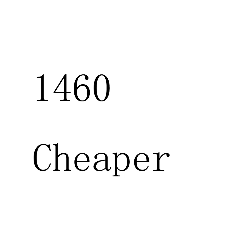 

1460 cheaper no box