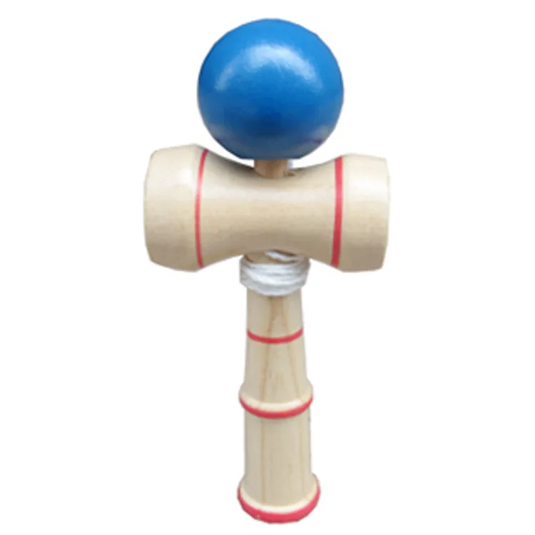 Деревянный игровой мяч Kendama атлетическое Упражнение ручной глаз, координация DIY Детская обучающая игрушка