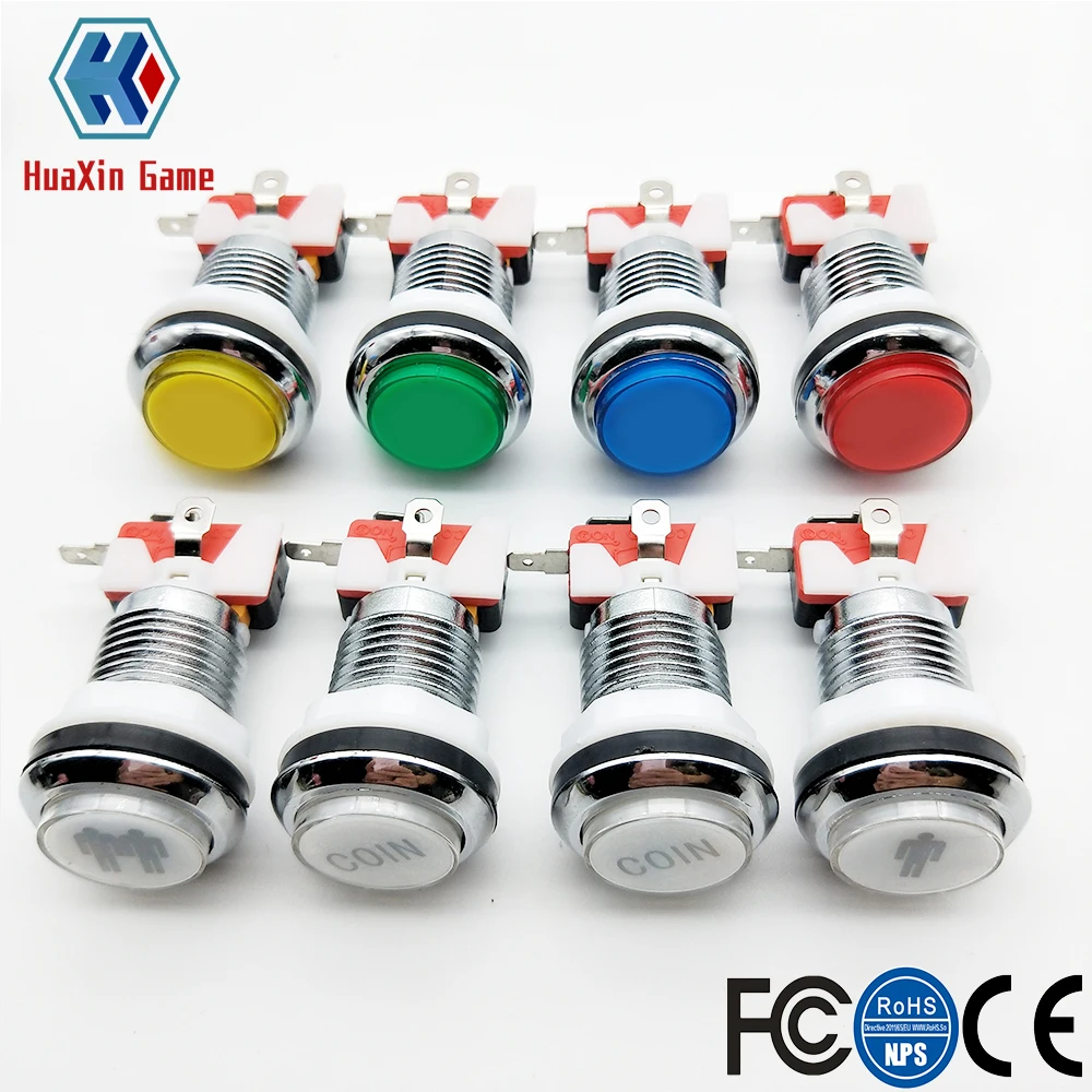  2 Player Original Pandora Game 3D Kit Copy SANWA JoystickChrome LED Push Button for DIY Arcade Mach - 4000345873211