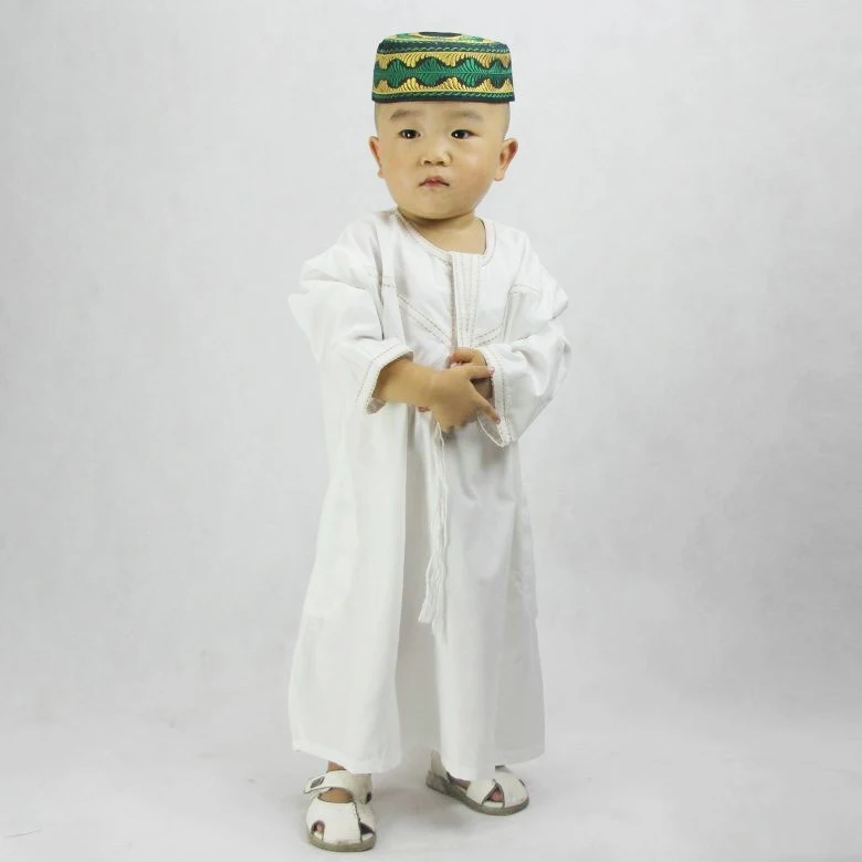 ChildrenArabicIslamicClothingJubbaBabyBoyMuslimDressSaudi