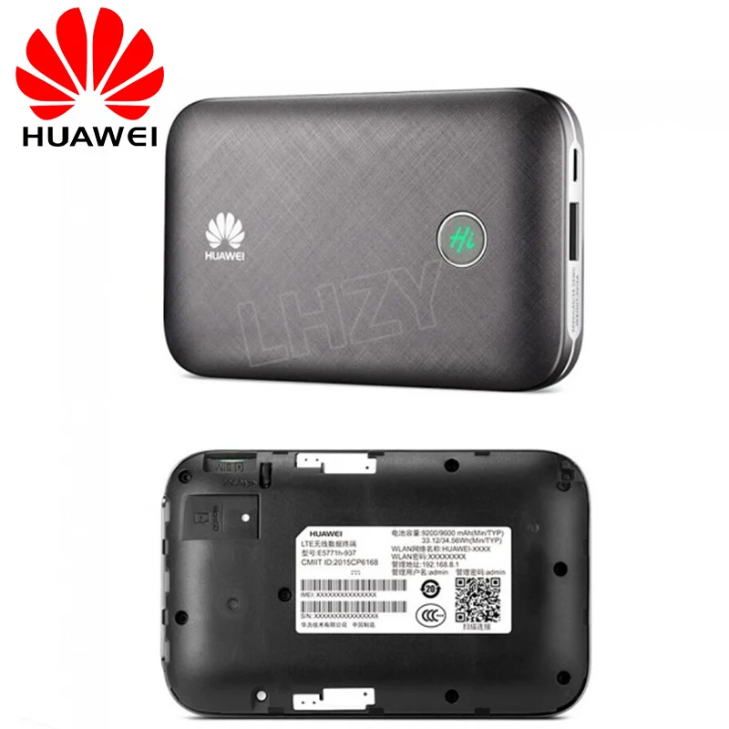 Разблокированный huawei E5771 E5771h-937 9600 мА/ч, Мощность банк 4 аппарат не привязан к оператору сотовой связи mifi-модем Wi-Fi маршрутизатор 4G Мобильная точка доступа PK E5770 E5786 E5377 MF855