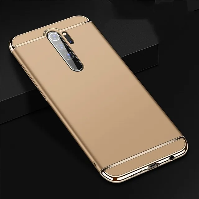 Золотой 360 Полное покрытие чехол для телефона для Xiaomi Redmi Примечание 8 7 6 5 K20 Pro Pocophone f1 защитный жесткий чехол для Redmi S2 6A 7A 6 7 - Цвет: Золотой
