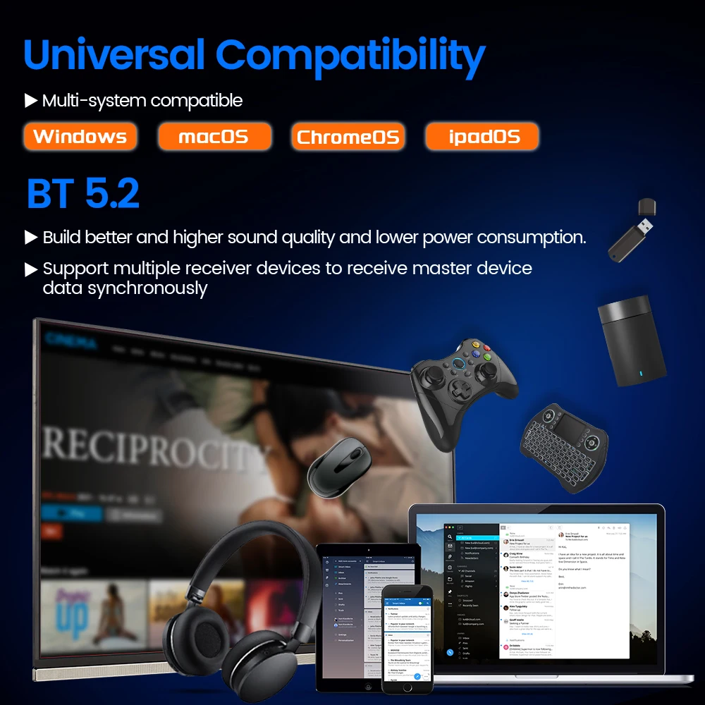 Transpeed AV1 Android 11 Amlogic S905W2 TV Box 2.4G&5.8G Wifi BT5.2 32G 64G  Media Player 4K 3D fast Set top box now tv stick