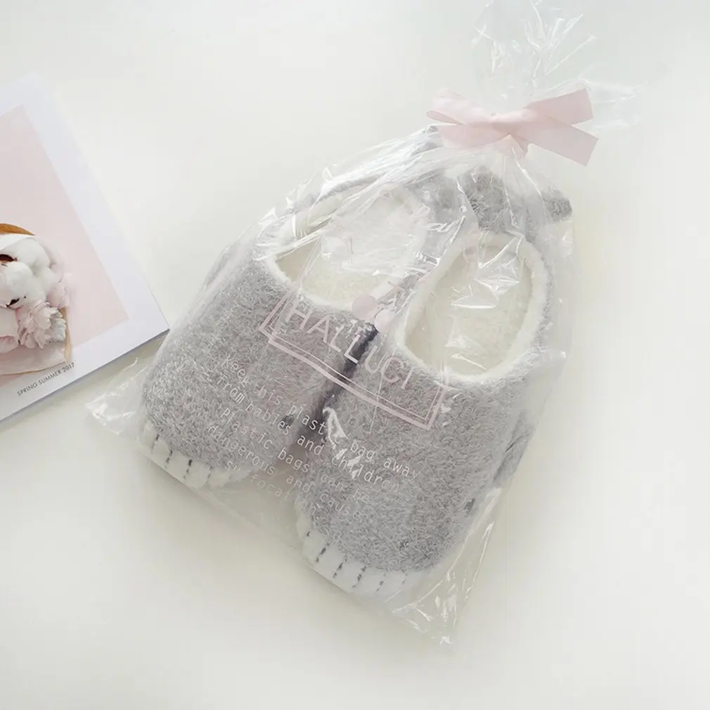 Whale Soft Bottom Slip Indoor Cotton Slippers