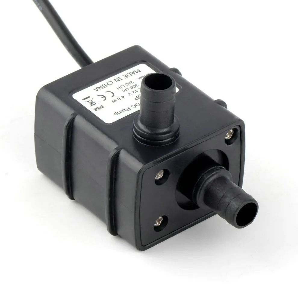 DC12V 240л/ч бесщеточный постоянный магнитный ротор 2 фазы погружной водяной насос для сада пруд фонтан аквариум спрей водный цикл