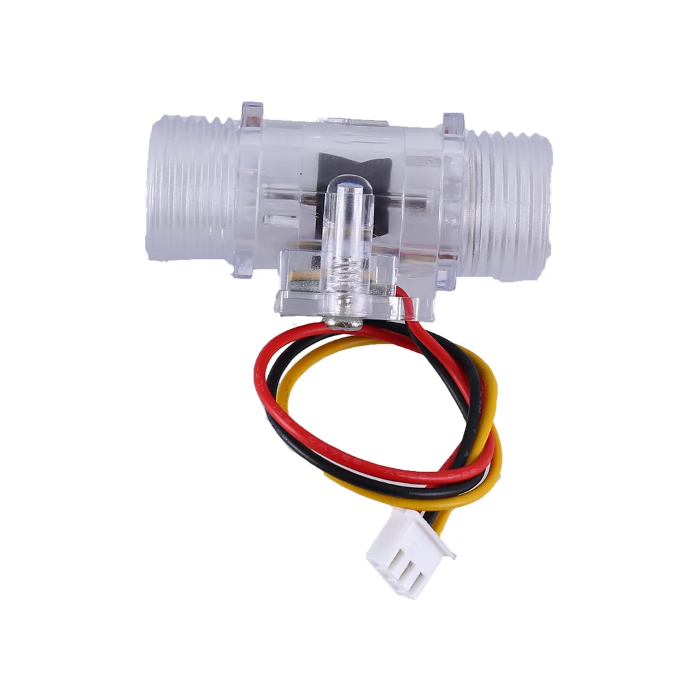 DN15 DC 5V 12V 1/2 дюйма G1/2 четкий поток воды зал Сенсор переключатель прозрачный расходомер зал Сенсор счетчик 1.75MPa 30L/мин