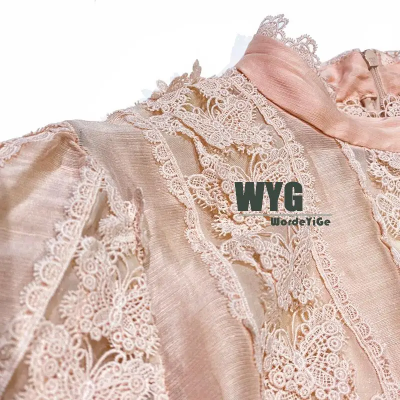 Top Quality Butterfly Appliqued Designer Blosues