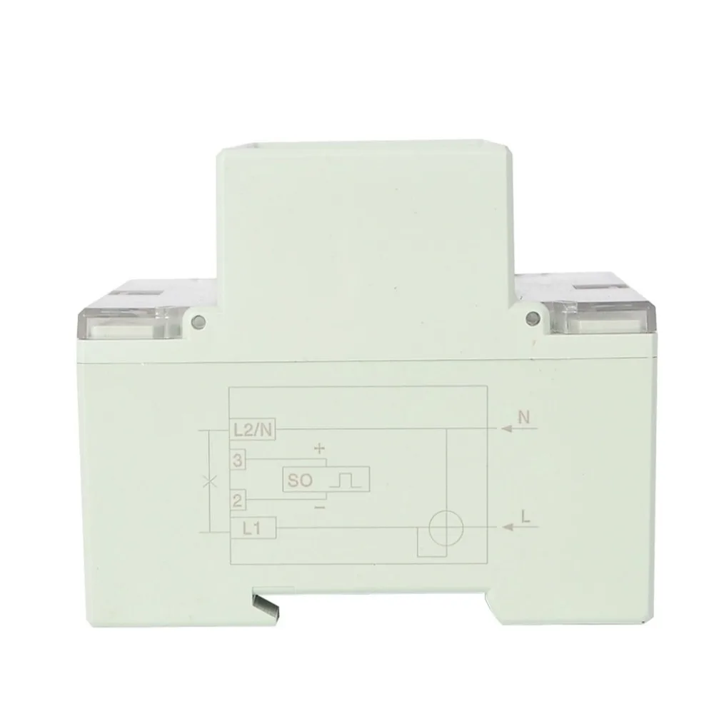 SINOTIMER DDS546C 230VAC Single Phase 4P Energy Counter Meter Analog Electric Wattmeter Household Electric Din Rail Meter