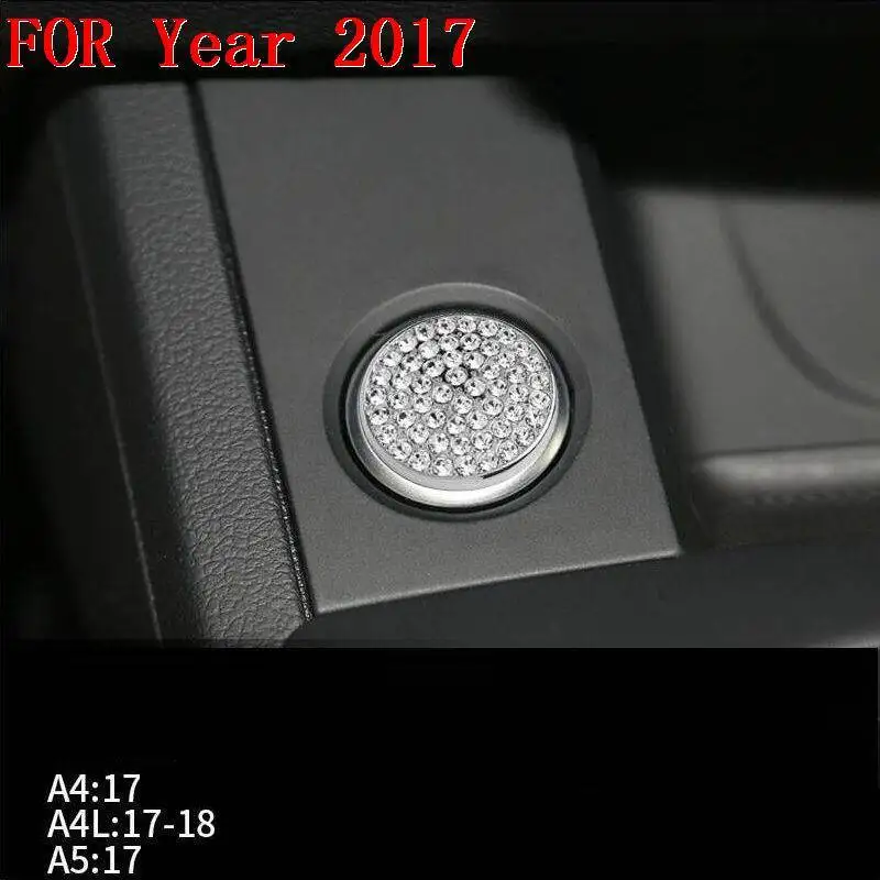 Автомобильная декоративная обновленная Модифицированная Персонализированная Авто Стайлинг украшения Яркие блестки наклейки на запчасти 17 18 для Audi A5 - Название цвета: MODEL J