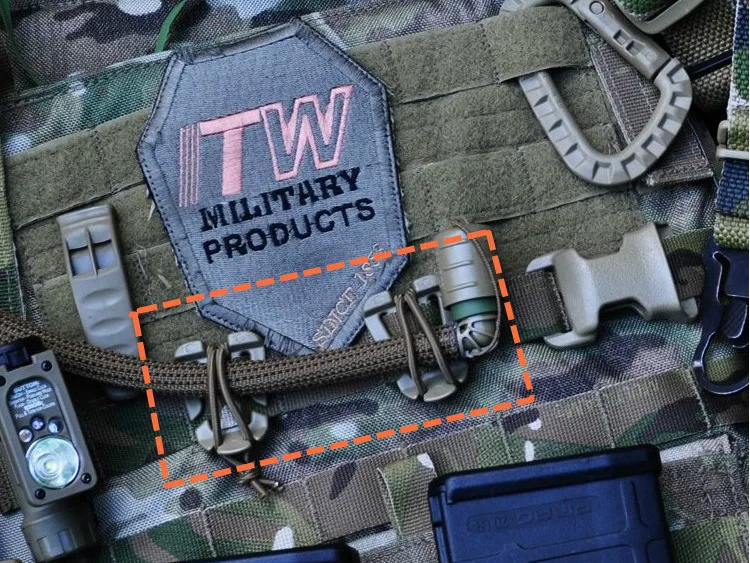 AILOVA 16Pcs Sangles De Fixation Pour Sac à Dos Molle, Clips Porte