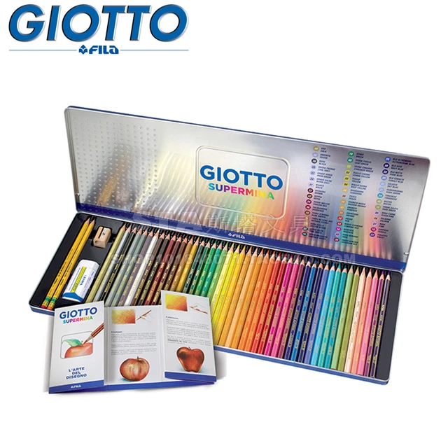 Giotto – Crayon de maquillage pour enfant, couleur Pastel, 6 couleurs  naturelles, maquillage pour fête, dessin pour écolier - AliExpress