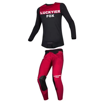 LUCKYIER FOX, комплект из джерси и штанов, комплект для мотокросса, костюм для внедорожных гонок, MX ATV, одежда, брюки, рубашка - Цвет: 1