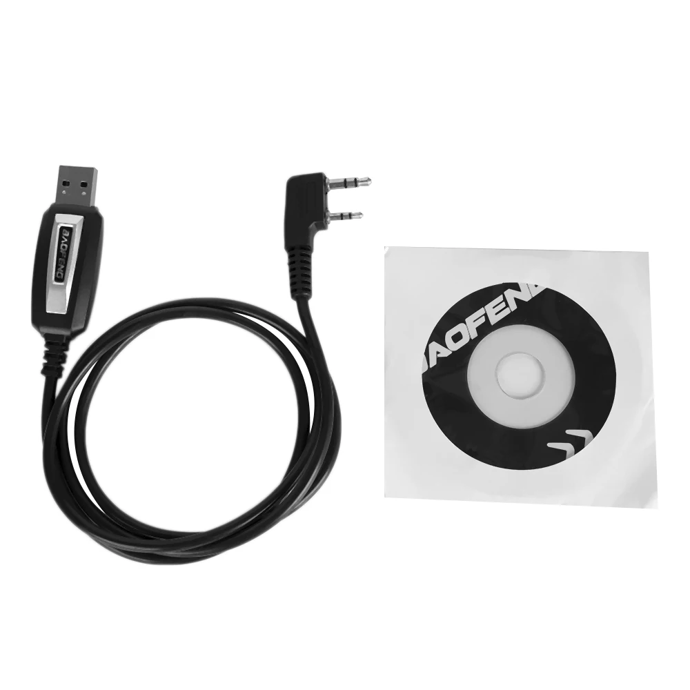 USB Кабель для программирования/шнур CD драйвер для Baofeng UV-5R/BF-888S портативный приемопередатчик Walkie Talkie аксессуары