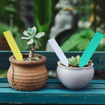 

50/100Pcs Reusable Waterproof Plastic Plant Flower Seed Labels Markers Garden Tags Decoration Tools