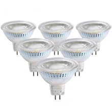 MR11 Spotlight LED COB Light Bulbs Dimmable AC220V LED 5W Cover Reflector Warm Cool White Bulb lampada led lamp D25