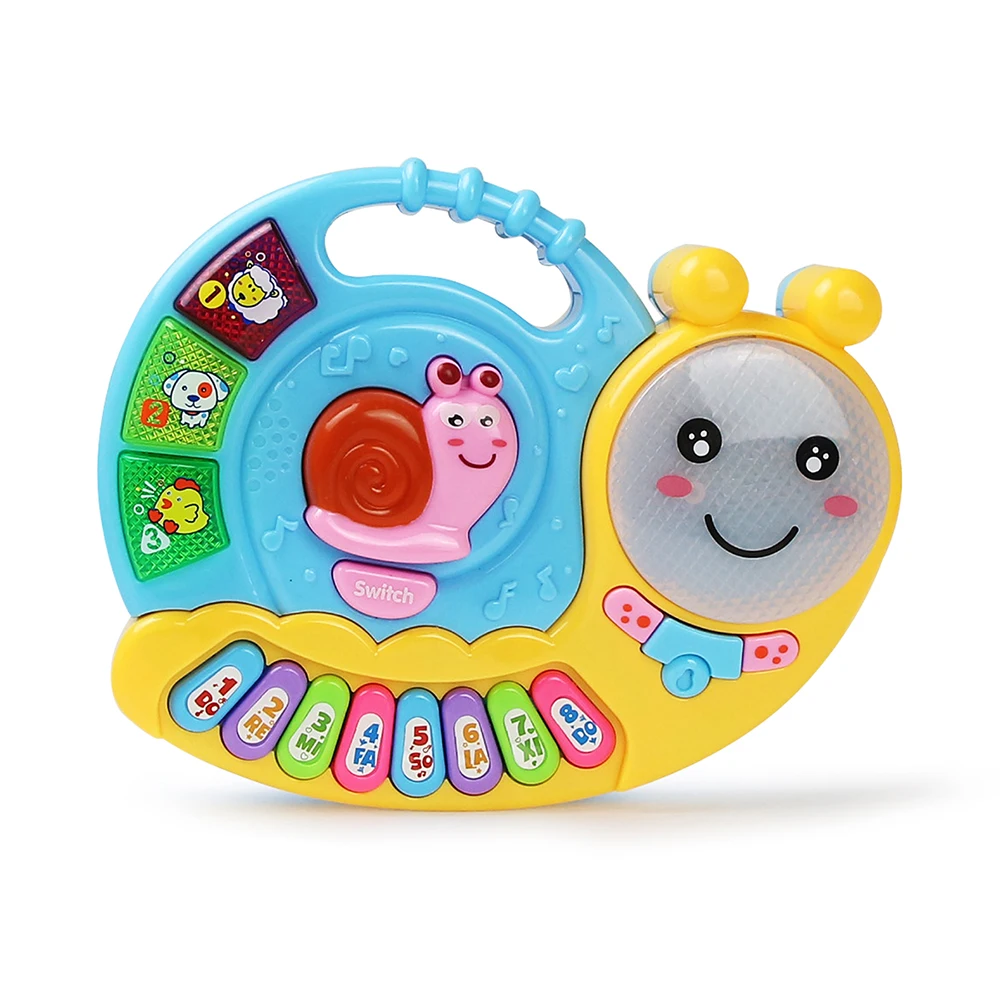 Jogo de teclado de piano para crianças, sons de animais, música leve  intermitente, instrumento bebê, brinquedos educativos, presentes para  crianças - AliExpress