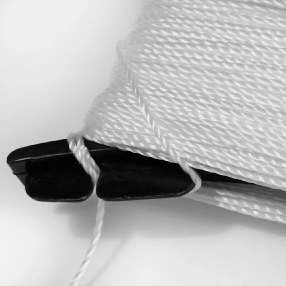 100M Kite Line Brick Laying Measuring Rope D Shape String Line Grip Board