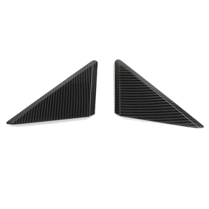 

Accessories for Chevrolet Camaro 2016 2017 2018 Pillar a Window Front Door Triple-cornered Frame Molding Cover Kit Trim 2 Pcs