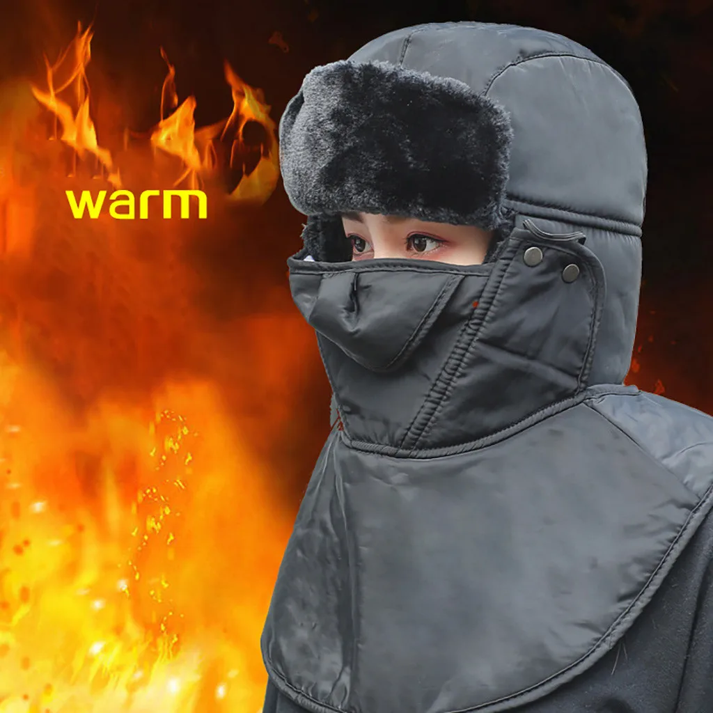 Зимние шапки Warwin для мужчин и женщин, теплые утолщенные кавалерийские шапки с отворотом, шапки-бомберы для ветра и снега, пеших прогулок, катания на лыжах, скалолазания