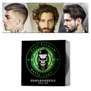

Male Matte Hair Mud Not Sticky Not Greasy Refreshing Hair Wax Hair Cream Styling Products Men hot