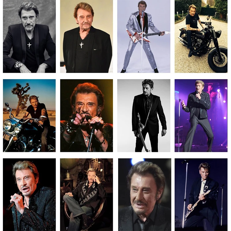 Diamond Painting Embroidery Cross Stitch Johnny Hallyday 5D Full Square Portrait Mosaic Handicraft Art Gift | Дом и сад