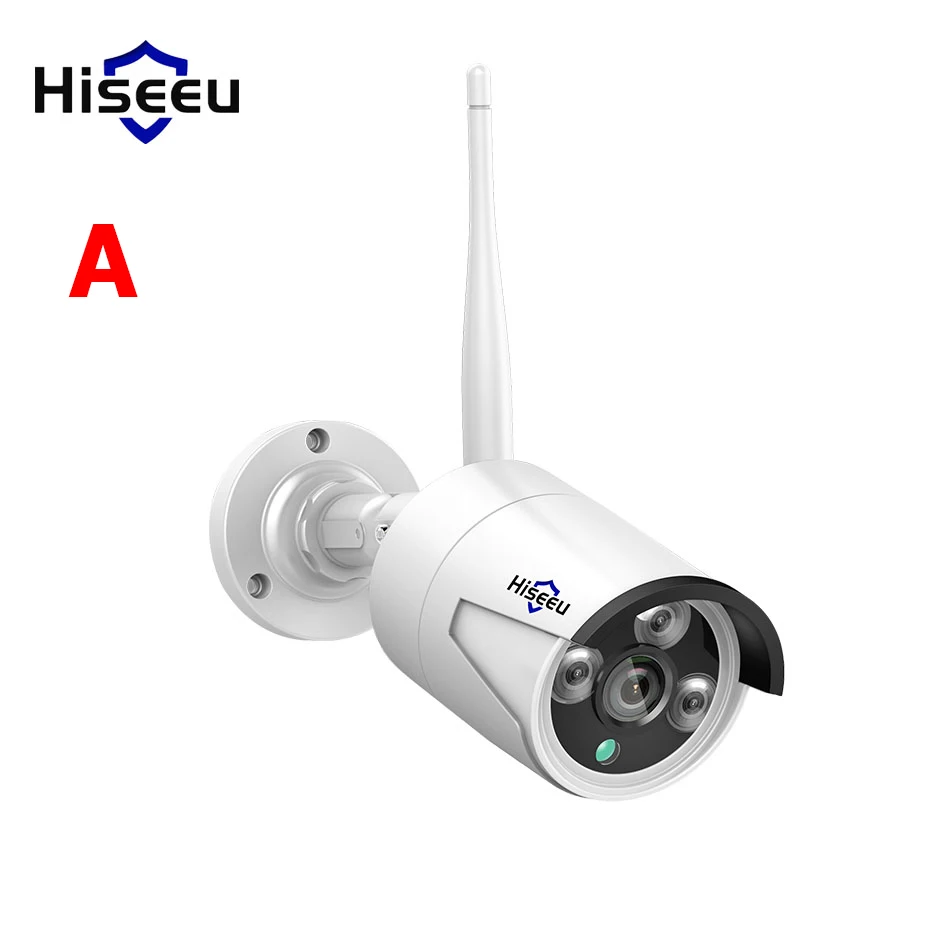 Economici Hiseeu 1080P Wireless IP Della Macchina Fotografica 3.6 millimetri Lens Impermeabile di Sicurezza Macchina Fotografica di WiFi per Hiseeu Senza Fili del CCTV Kit Sistema di telecamere IP pro APP Vista