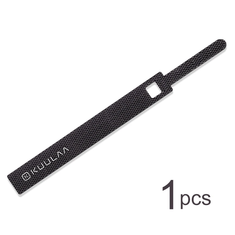 1PCS Black KUULAA Кабельный органайзер для телефона usb-шнур намотки наушников держатель шнур мышки протектор кабель питания управление HDMI Aux - Цвет: 1PCS Black