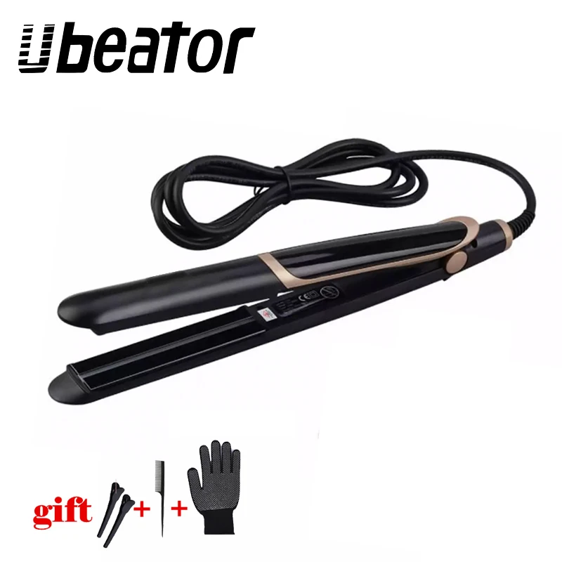 Plancha de pelo plancha infrarroja calefacción pantalla táctil plancha  plana LED cerámica Vapor alisado hierro herramientas de estilismo|Planchas  de pelo| - AliExpress