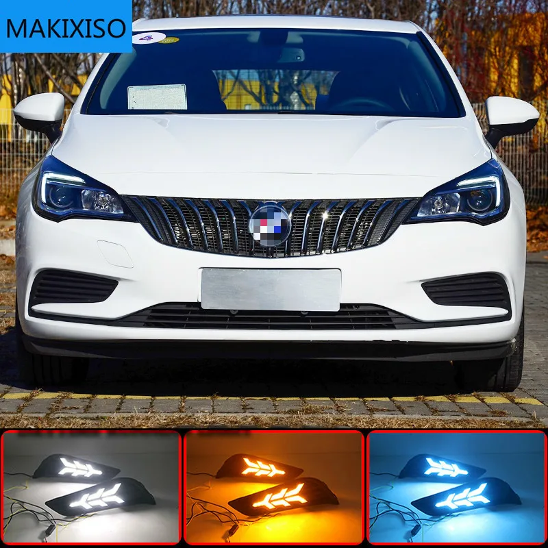

Светодиодсветодиодный дневные ходовые огни для Buick verano 2016 DRL светодиодный противотуманные фары, чехол для дневного света, противотуманная фара