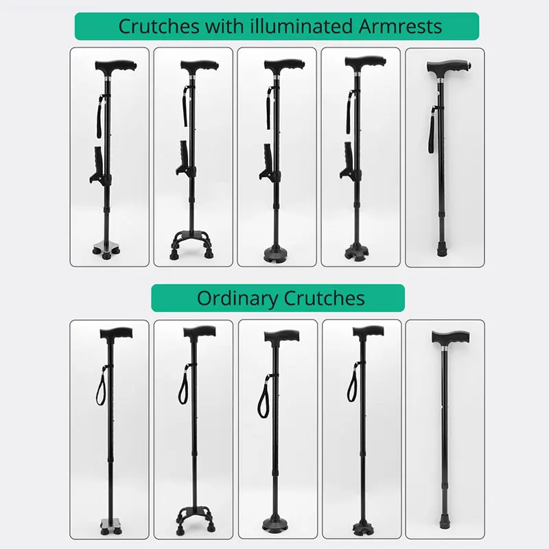 Walking Stick Telescopic Stick Elderly Crutches Multifunctional Outdoor Camping Trekking Hiking trekking pole walking stick trekking poles