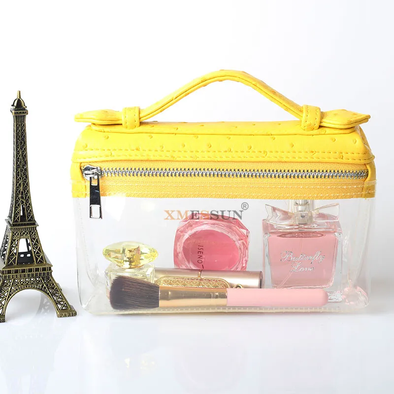 XMESSUN прозрачная сумка на цепочке, прозрачная сумка через плечо, женская модная вечерняя сумочка, роскошные дизайнерские сумки, модная сумка - Цвет: Ostrich Yellow(7)