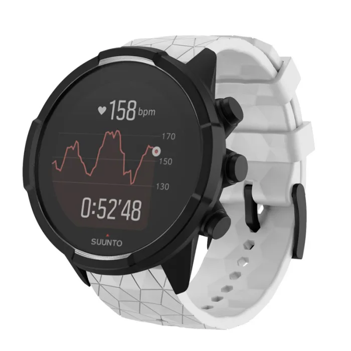 Ремешок для часов Смарт часы ремешок силиконовый замена для Suunto 9 Baro медь LHB99