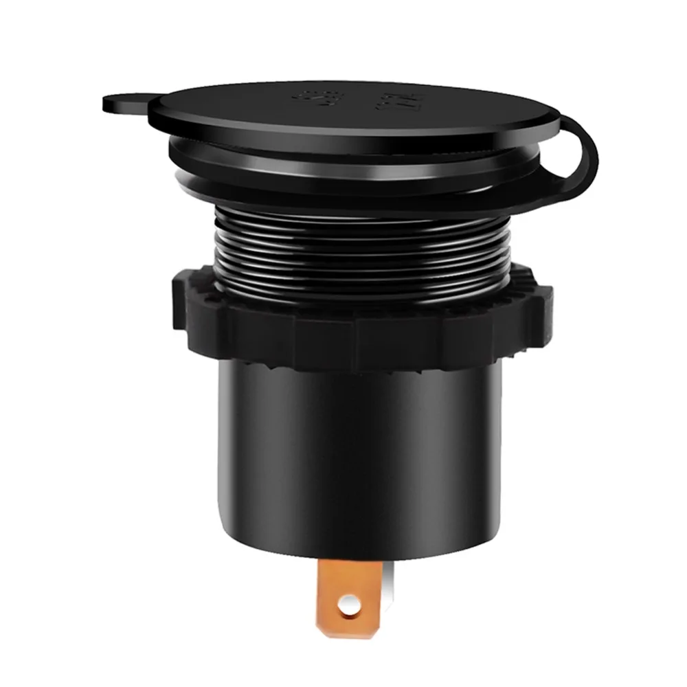 Двойной USB Quick Charge 3,0 светодиодный быстрое зарядное устройство для 12 В/24 В автомобиля лодки мотоцикла SUV ATV RVs внедорожников грузовиков морских QC 3,0 Dual USB зарядное устройство