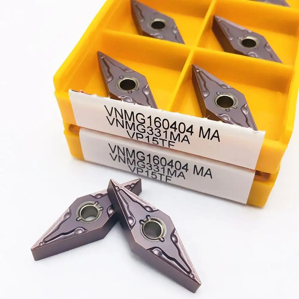 VNMG160404 MA VP15TF UE6020 US735 keményfém inserts számára Bejáró Fordulás szerszámok VNMG 160404 CNC gépi szerszámok Esztergapad alkatrészek szerszámok