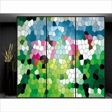 Пользовательский размер наклейки на окна статические цепляются ПВХ оттенок-декоративное окно-защита конфиденциальности прочный съемный оттенок-пленка 40 см х 60 см