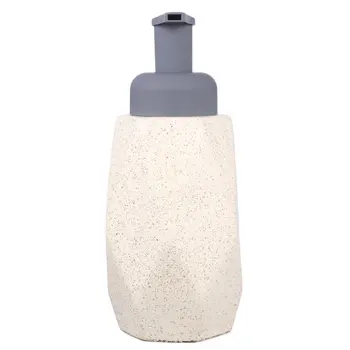 

1Pc Ceramic Foaming Press Button Lotion Bottle Foaming Liquid Soap Dispenser (Blue)
