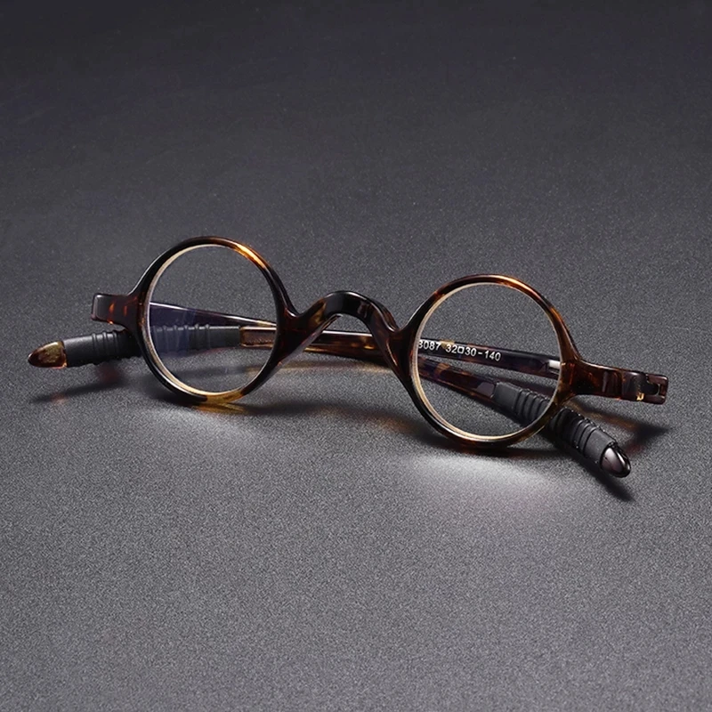 Reading glasses TR90 smart portable anti-blue mens round eyewear readers +1.5+2+3.5+4
