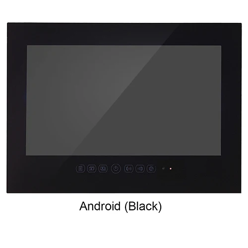 Souria 42 дюймов настенный монитор Android бассейн светодиодный Телевизор Душ внутренний водонепроницаемый телевизор(черный/зеркало - Цвет корпуса: Black Android TV