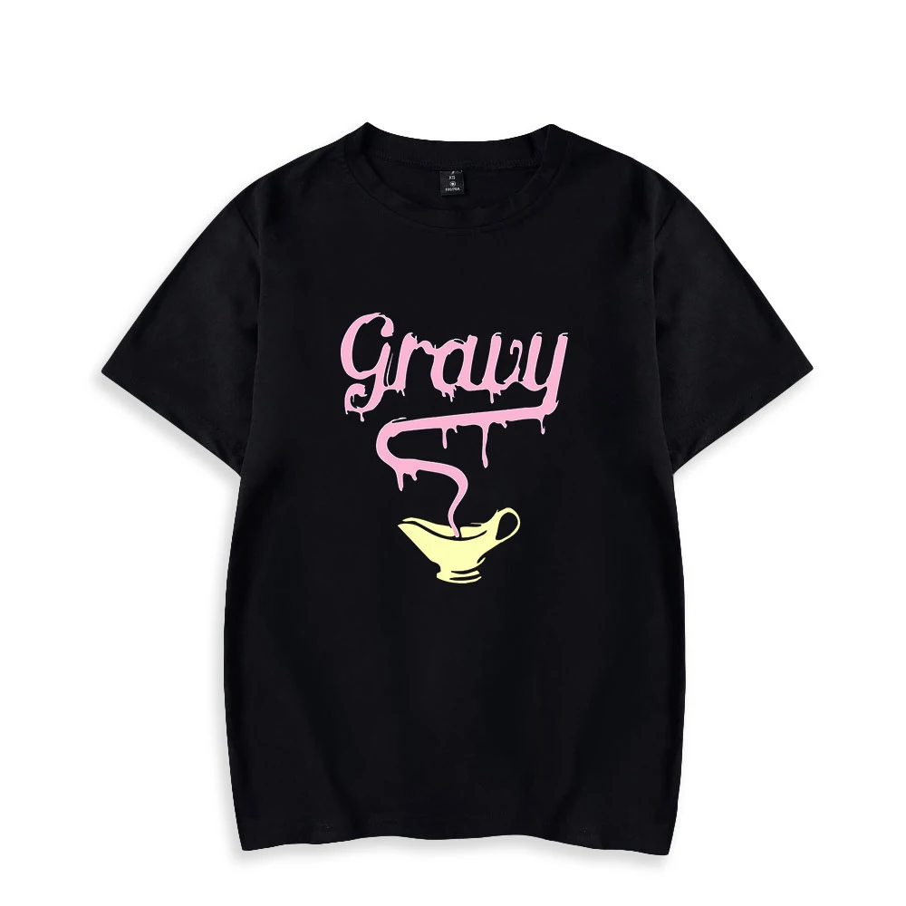 Мужские футболки в стиле Харадзюку летние с коротким рукавом и надписью Yung Gravy 2D