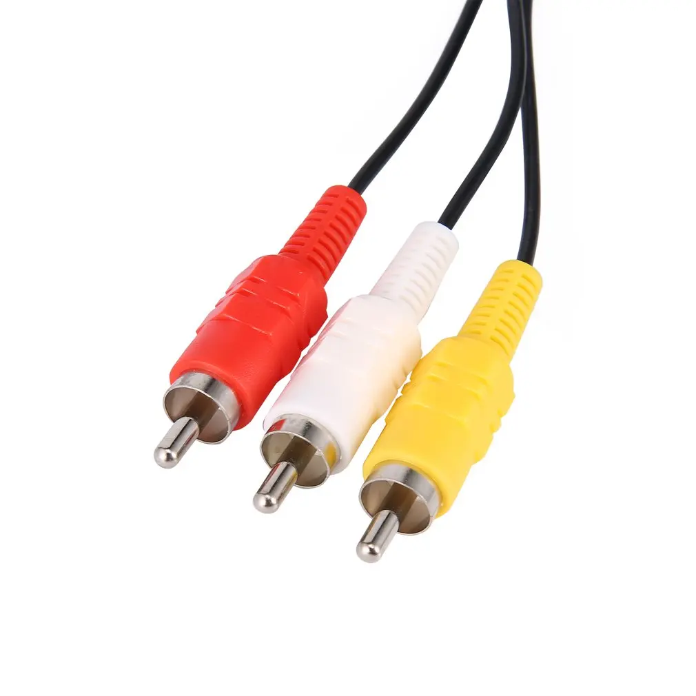Композитный S-Video RCa aV 2в1 Аудио Видео шнур провод S-video av-кабель для PS2 для PS3 для Playstation 2 3 консоли