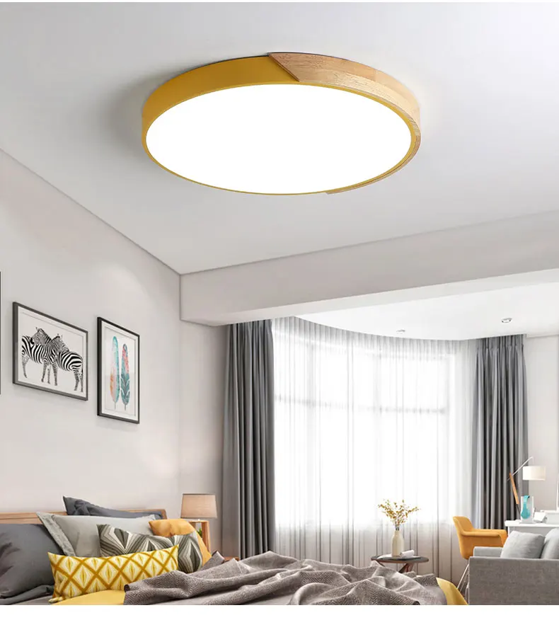 Черно-белые Современные светодиодные люстры акриловые круглые люстры потолочные для гостиной спальни кухни 5 см тонкое освещение светильники