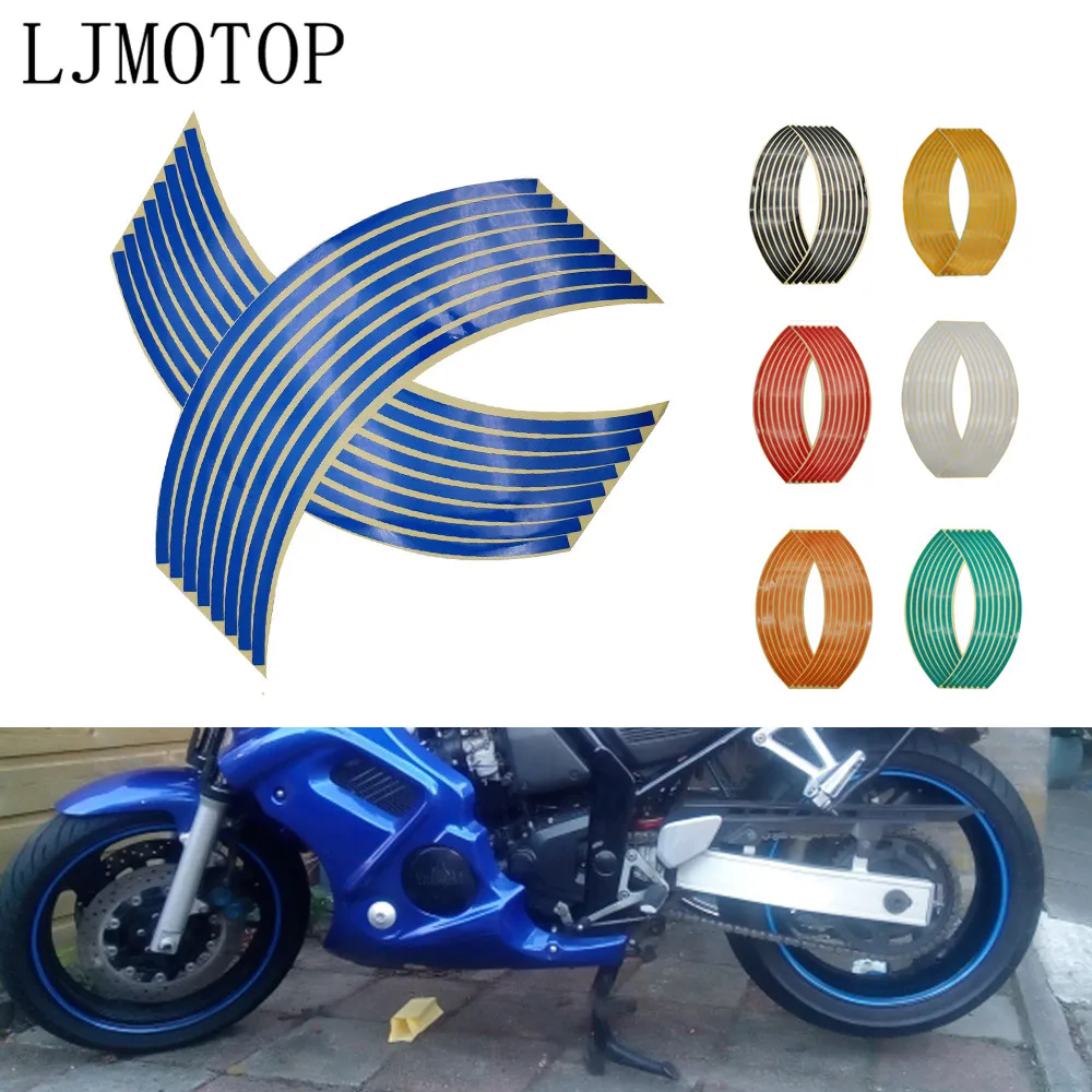 Светоотражающие наклейки на колесо мотоцикла для Suzuki GSX 1250 1400 650F SFV650 SV650 GSXR 600