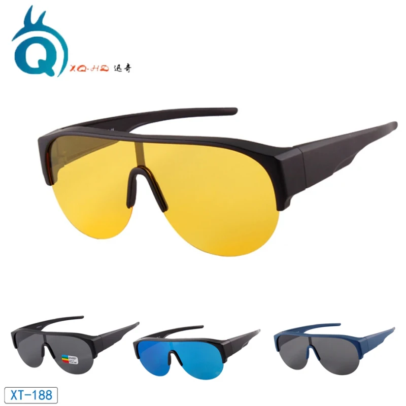 

Over Glasses Sunglasses Fishing Sun Glasses with UV400 Polarized Lens - Fit Over Polarized Lens Cover Sunglasses for Women & Men