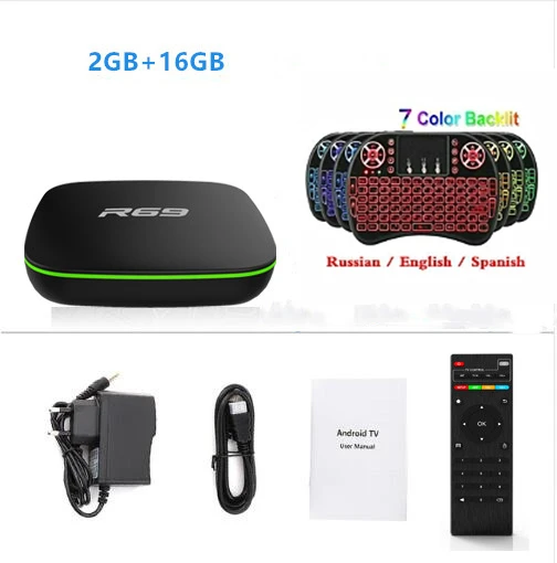 2GB16GB Add I8 ТВ-бокс Smart Android 7,1 телеприставка 1 ГБ 8 ГБ Allwinner H3 четырехъядерный 2,4G Wifi телеприставка 1080P HD Поддержка 3D медиаплеер - Цвет: 2GB16GB Add I8