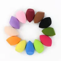 Éponge de maquillage professionnelle pour le visage, bouffée cosmétique, mélange de fond de teint liquide, BB crème, eau douce 4