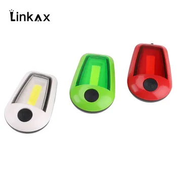 

Mini COB Flashlight Clip Lamp White/Green/Red Flash Warning Light For Kids Night Safty Dogs Pet Neck Light Built in Battery