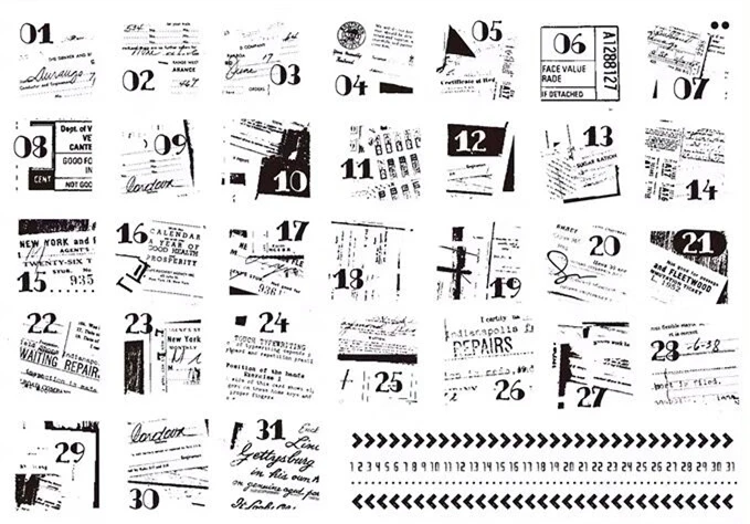 Daily payment pages Clear Stamp for Scrapbooking Transparent Silicone Rubber DIY Photo Album Decor 110