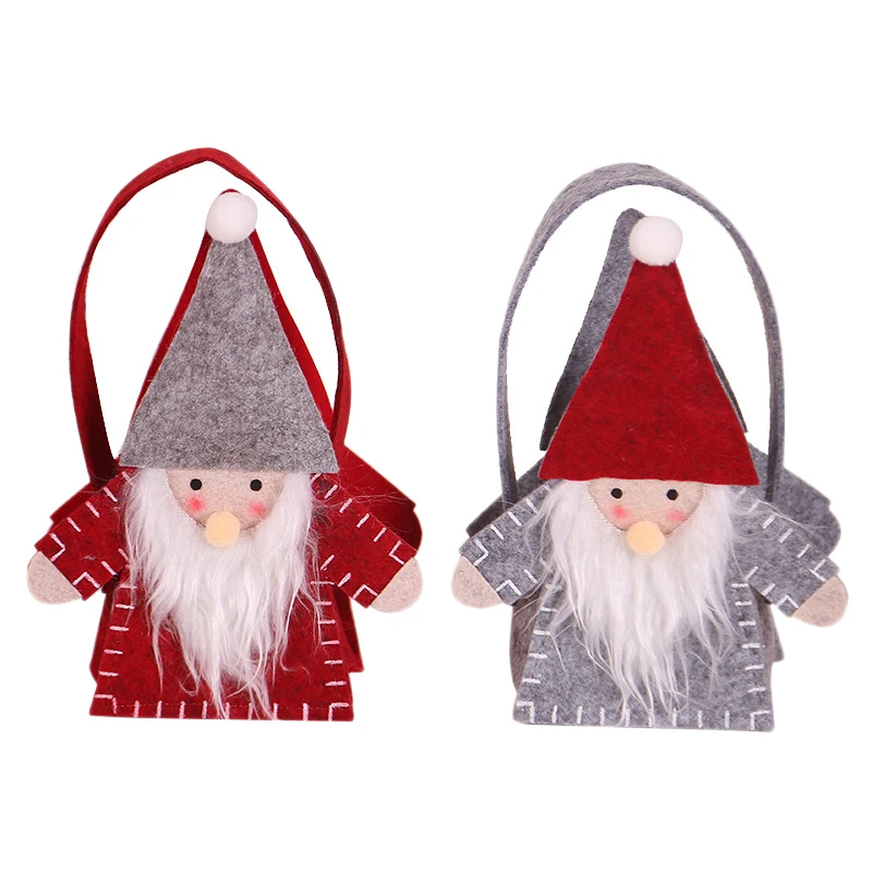 Funny Christmas Forest Man Candy Bag Christmas Decorations for Family New Year Party Gift Bag