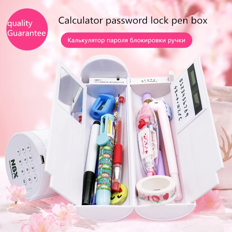 newmebox пенал калькулятор школьный пеналы пинал концелярия Пенал канцелярия pencil case